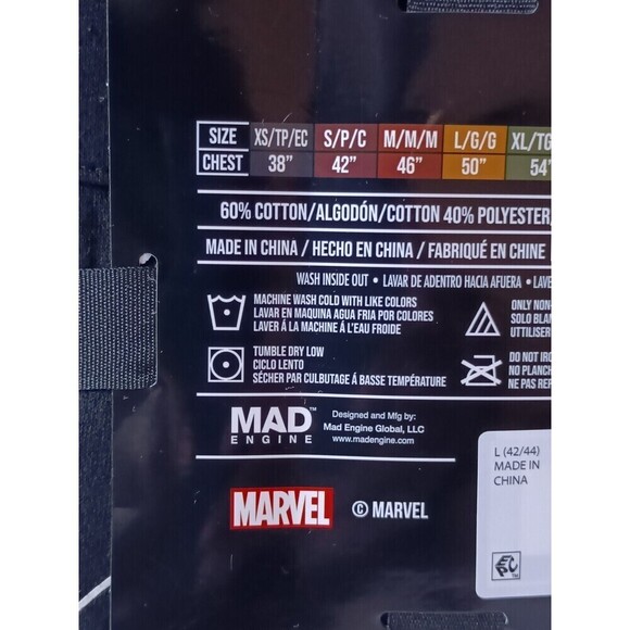 Venom Pullover Hoodie Men's Size Large Graphic Print Black Long Sleeve - Picture 6 of 6